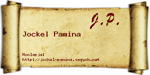 Jockel Pamina névjegykártya